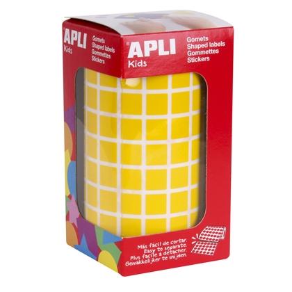 GOMETS APLI  ROLLO 59h CUADRADO 10 mm AMARILLO 6.372 uds. (04871)