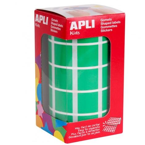 GOMETS APLI  ROLLO 59h CUADRADO 20 mm VERDE 1.770 uds. (04878)