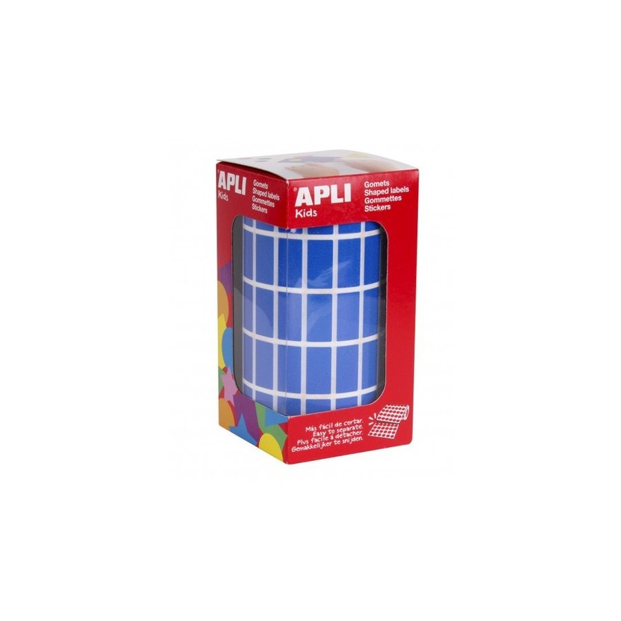 GOMETS APLI  ROLLO 59h RECTANGULO 20x10 mm AZUL 3.540 uds. (04884)