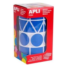GOMETS APLI  ROLLO 59h XL FIGURAS GEOM. (CL.,TR.,CD.,RG.) 27 mm AZUL 1.357 uds. (11162)