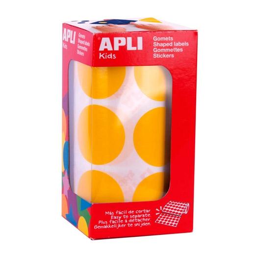 GOMETS APLI ROLLO REDONDO Ø 33 mm AMARILLO 708 uds.(17865)
