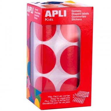 GOMETS APLI ROLLO REDONDO Ø 33 mm ROJO 708 uds.(17863)