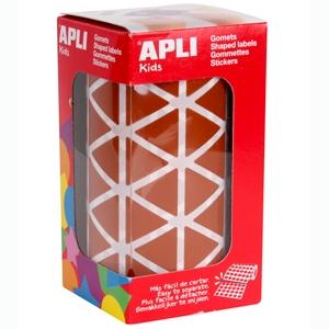 GOMETS APLI  ROLLO 59h TRIANGULO 20 mm MARRON 2.832 uds. (11496)