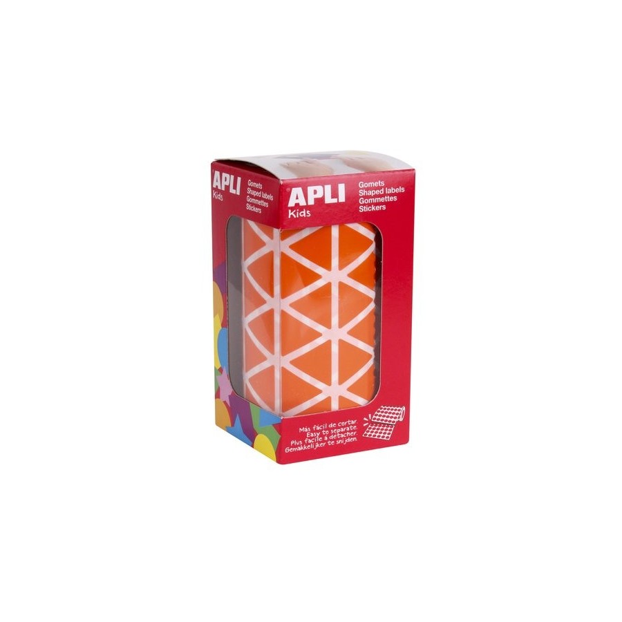 GOMETS APLI  ROLLO 59h TRIANGULO 20 mm NARANJA 2.832 uds. (11493)