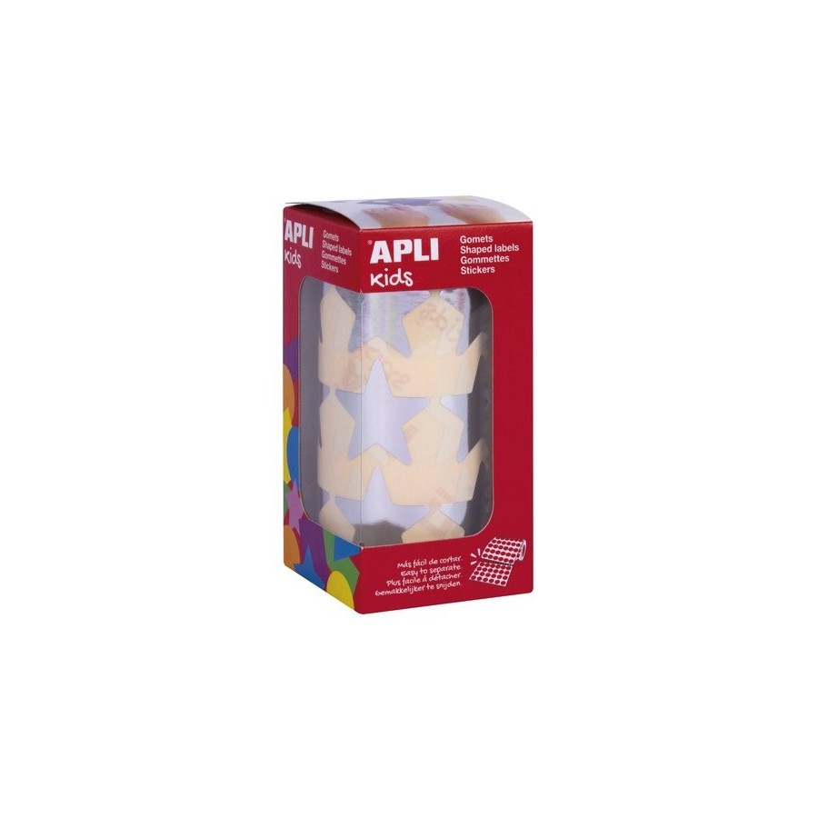 GOMETS APLI  ROLLO ESTRELLA 33mm 708 Uds. PLATA (17867)