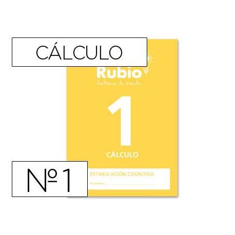 CUADERNO RUBIO A4 ESTIMULACION COGNITIVA CALCULO Nº 1 (Sin deterioro cognitivo o deterioro leve)