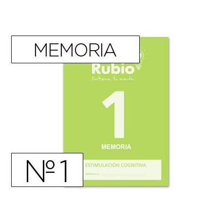 CUADERNO RUBIO A4 ESTIMULACION COGNITIVA MEMORIA Nº 1 (Sin deterioro cognitivo o deterioro leve)