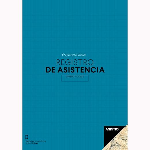 CUADERNO PROFESOR ADDITIO REGISTRO DE ASISTENCIA 195x285