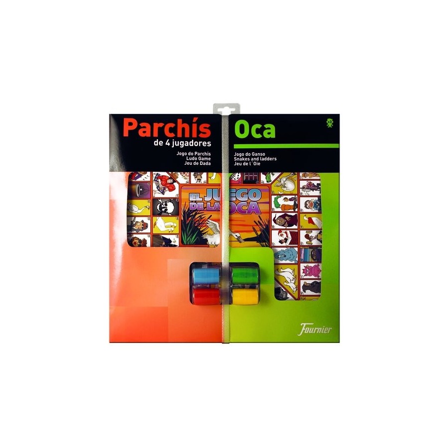 JUEGO PARCHIS OCA 40X40 CON ACCESORIOS