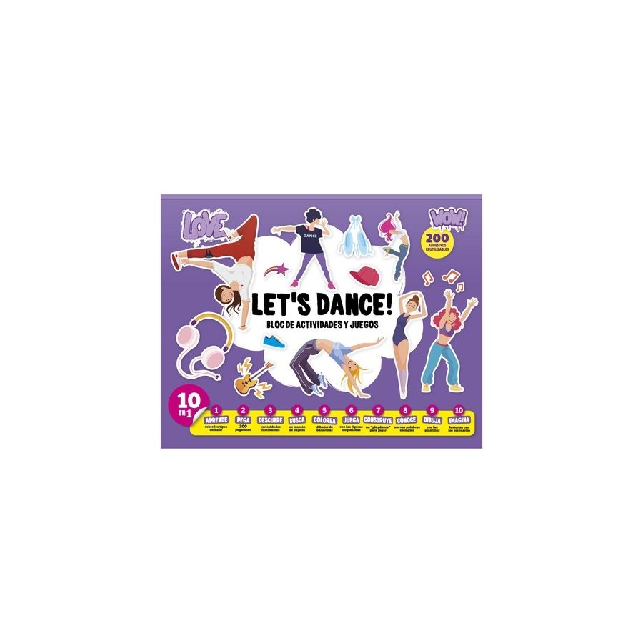 JUEGO IMAGILAND BLOC DE ACTIVIDADES Y JUEGOS LET´S DANCE