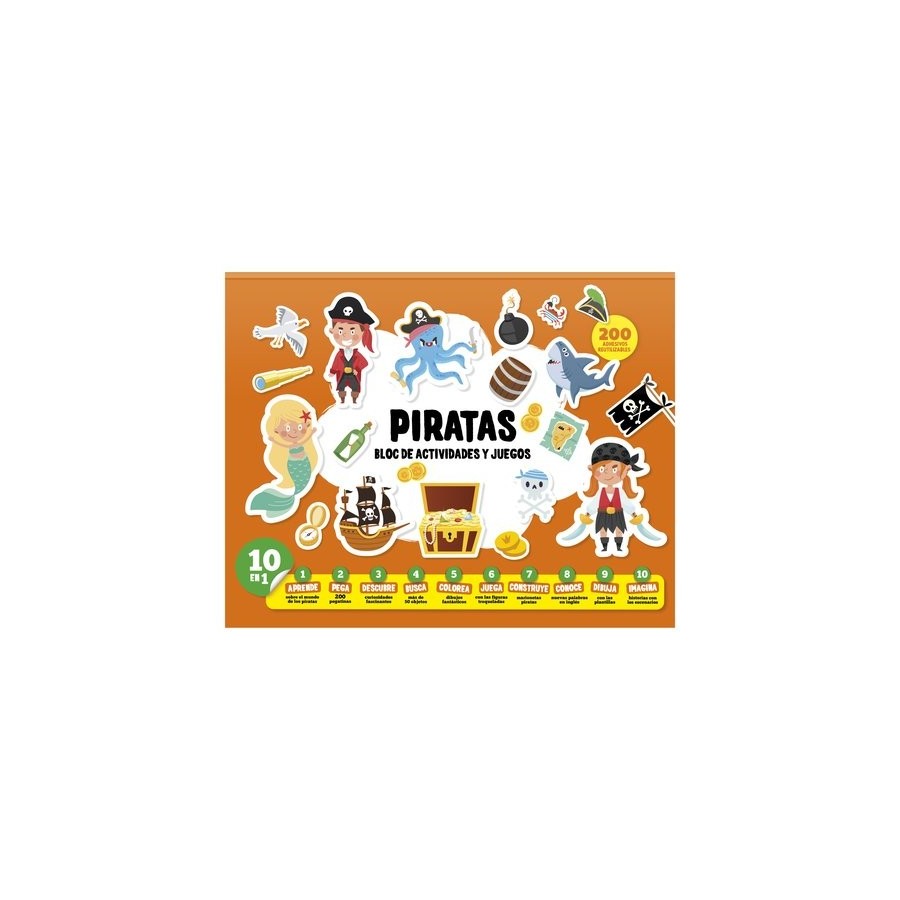 JUEGO IMAGILAND BLOC DE ACTIVIDADES Y JUEGOS PIRATAS