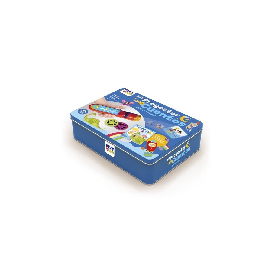 JUEGO IMAGILAND KIT PROYECTOR CUENTOS CAJA METALICA