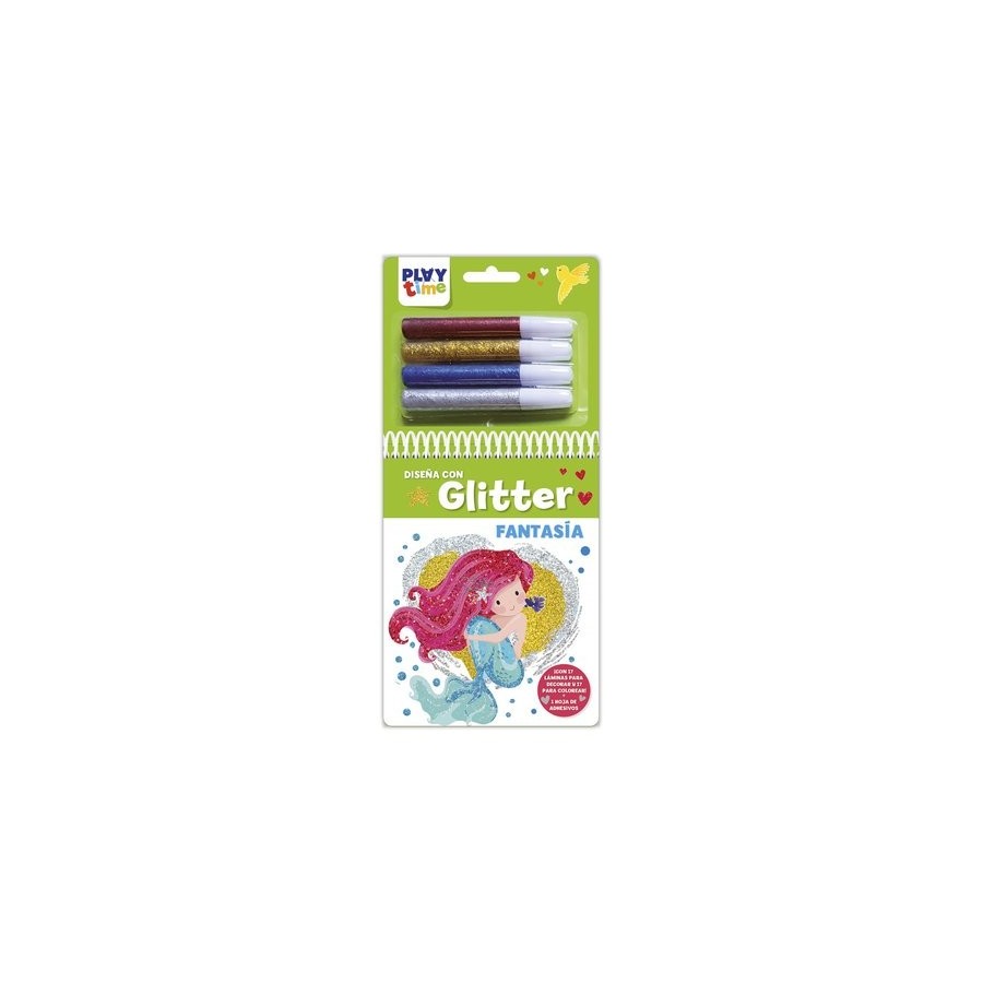 JUEGO IMAGILAND PLAYTIME DISEÑA CON GLITTER