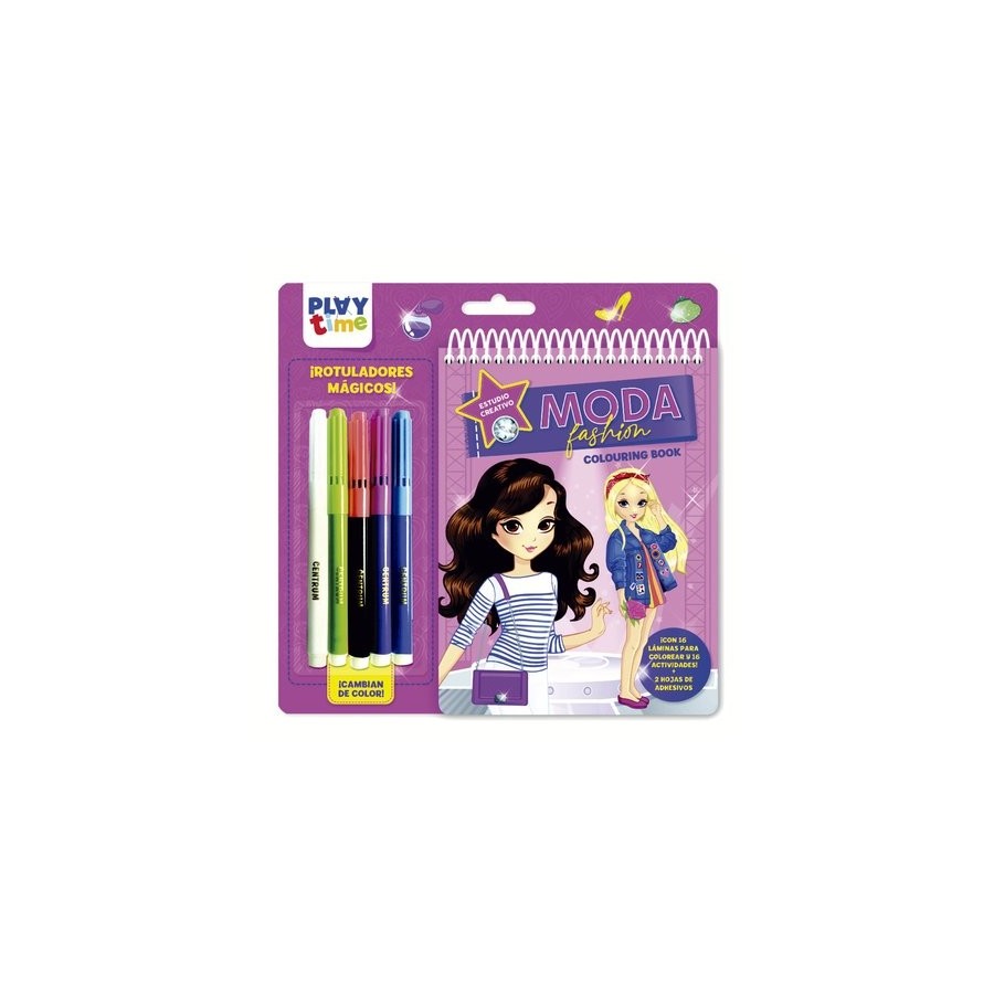 JUEGO IMAGILAND ROTULADORES MAGICOS MODA