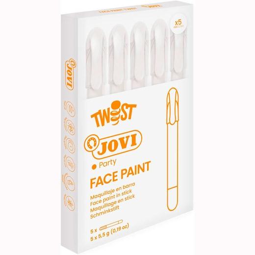 MAQUILLAJE JOVI BARRA TWIST MAKE de 5,5 g CAJA de 5 BLANCO