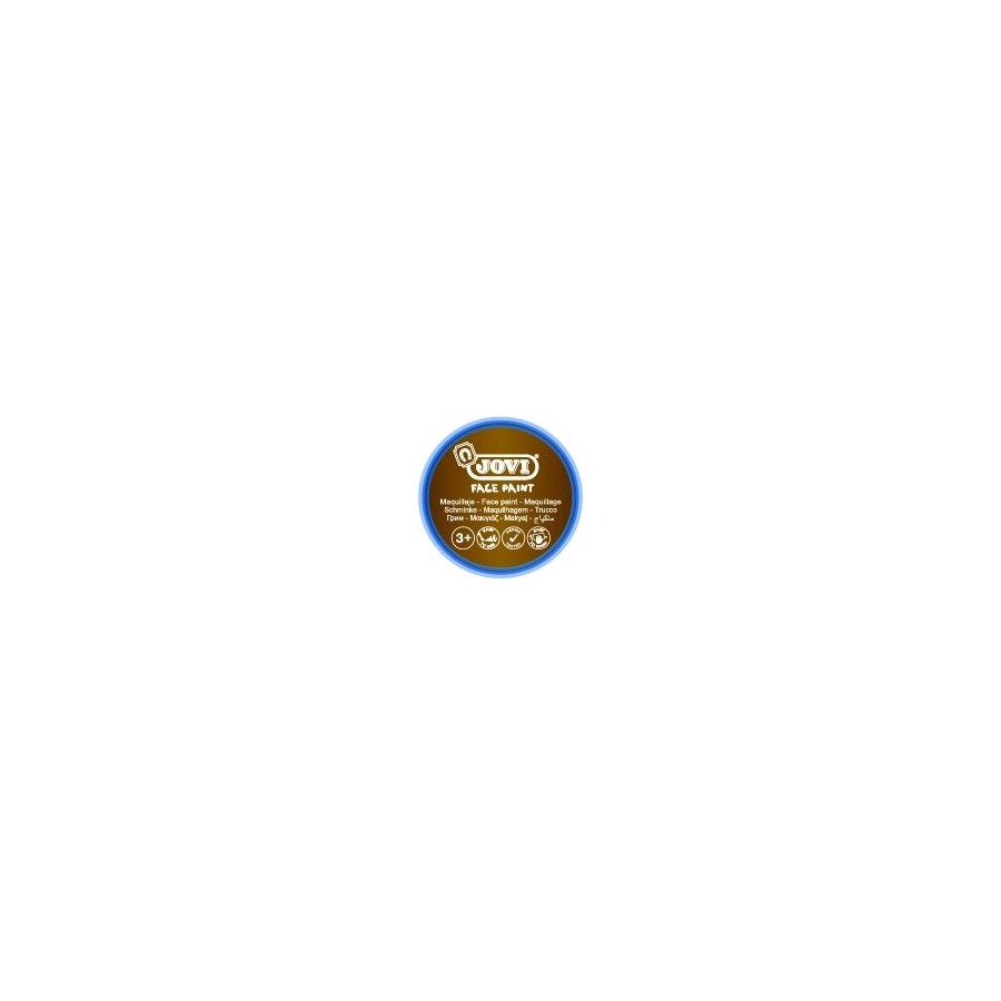MAQUILLAJE JOVI CREMA FACE PAINT BOTE de 8 ml CAJA de 6 MARRON