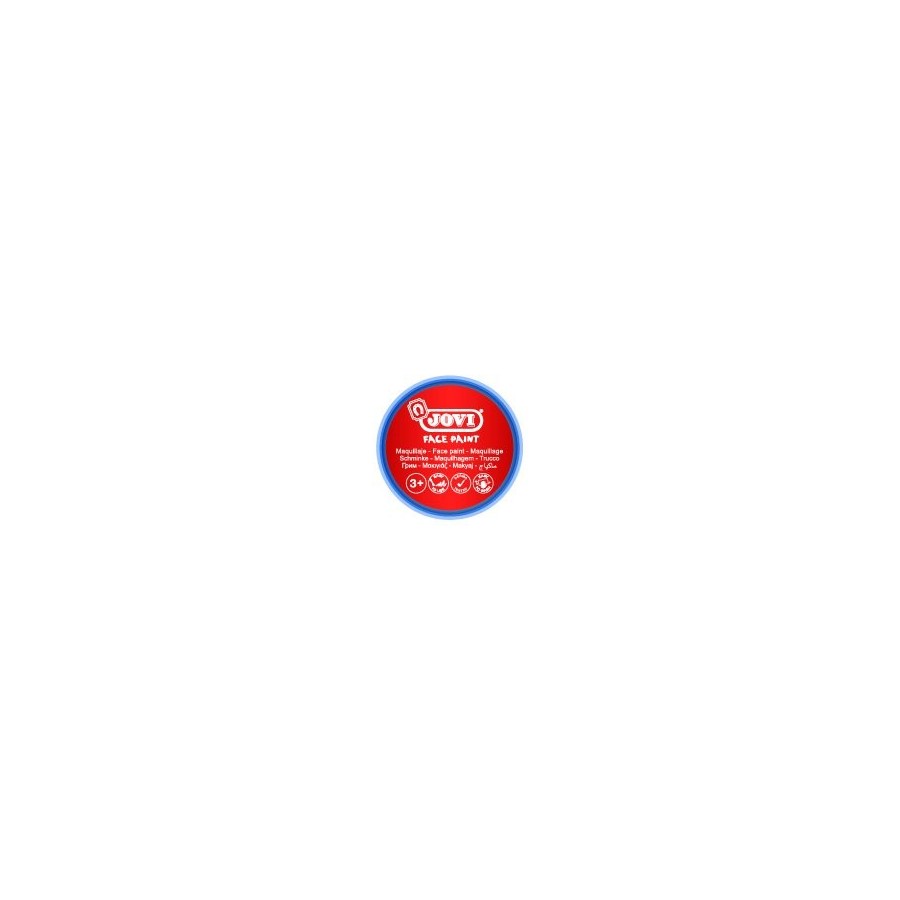 MAQUILLAJE JOVI CREMA FACE PAINT BOTE de 8 ml CAJA de 6 ROJO
