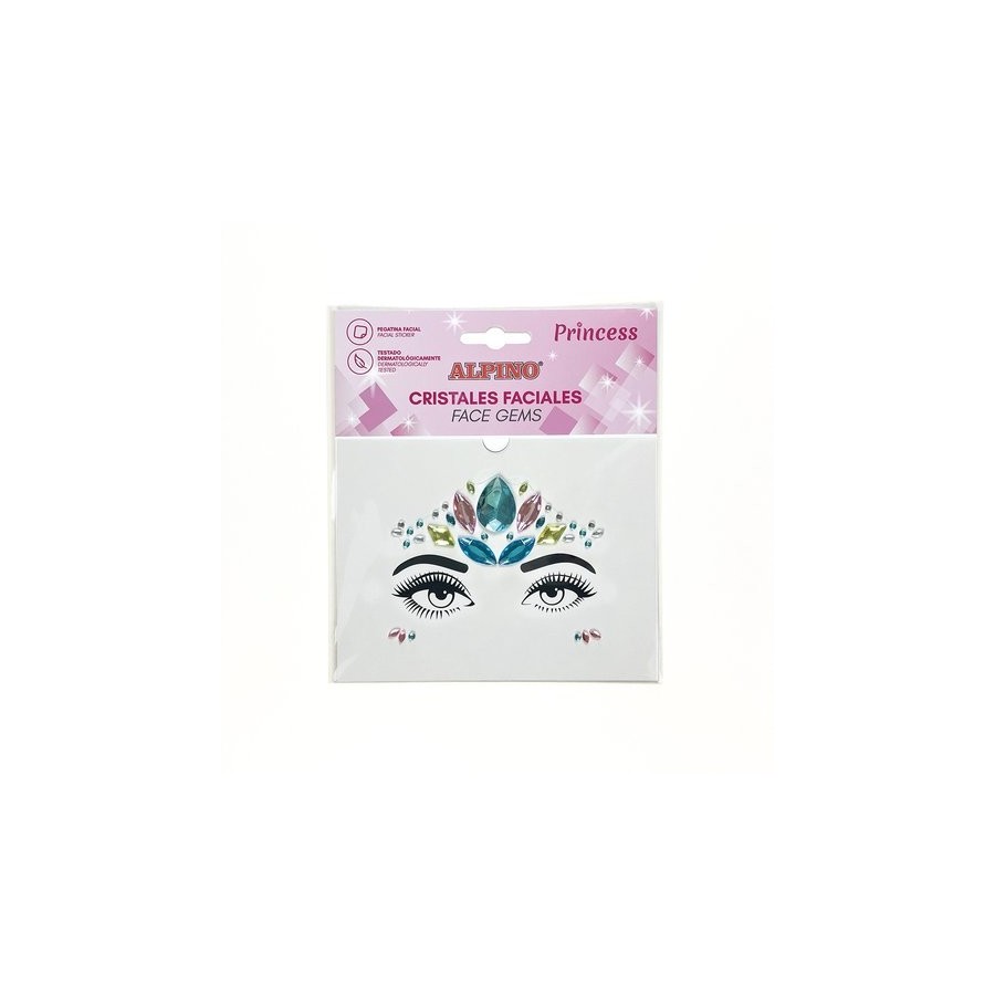 MAQUILLAJE ALPINO SET DE CRISTALES FACIALES PRINCESS