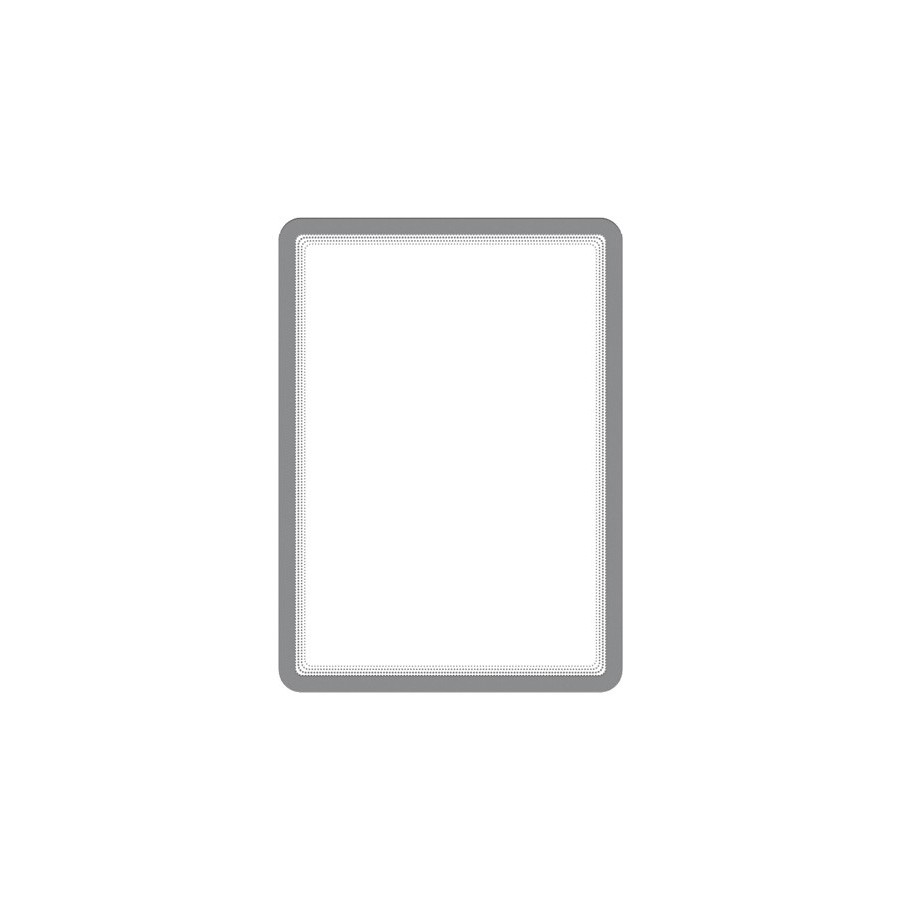 FUNDA PORTA CARTELES TARIFOLD MAGNETO SOLO A3 VERTICAL/HORIZONTAL PLATA PACK de 2
