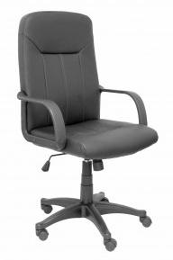 SILLA PIQUERAS Y CRESPO VILLA DIRECCION MECANISMO BASCULANTE REGULABLE EN ALTURA ASIENTO Y RESPALDO TAPIZADO SIMILPIEL NEGRO