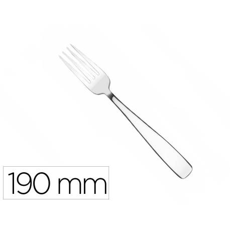 TENEDOR LACOR HOTEL ACERO INOXIDABLE PLATA