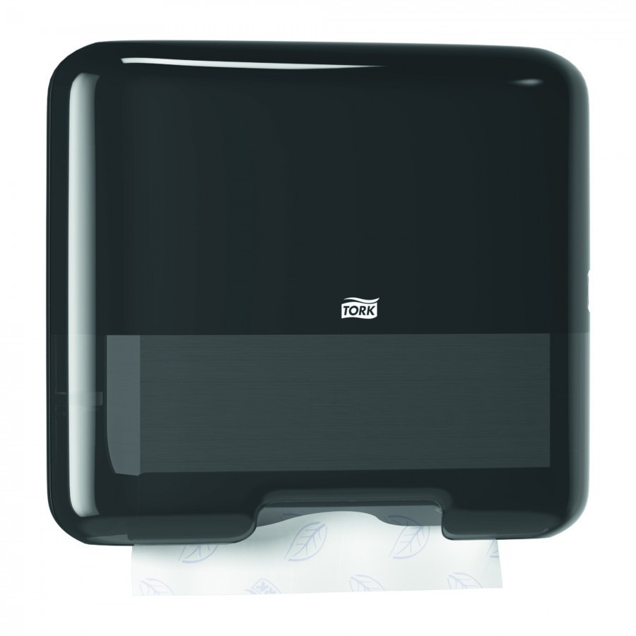 TOALLERO TORK XPRESS MINI PARA TOALLA ENTREDOBLADA PLASTICO NEGRO