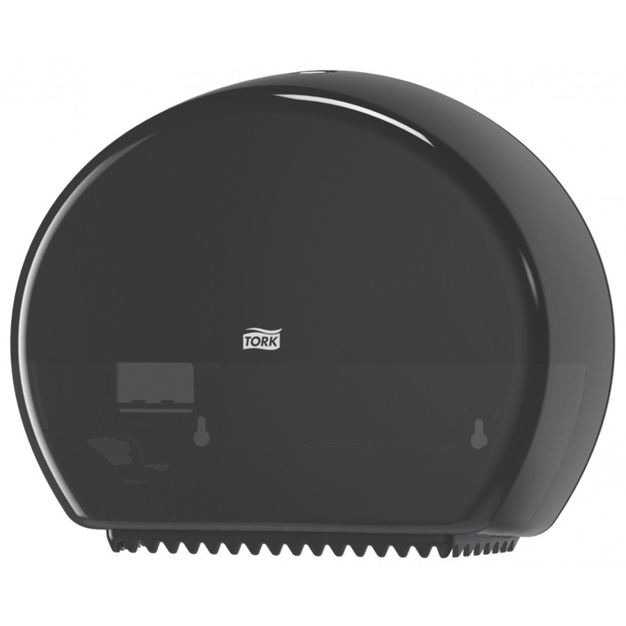 PORTARROLLOS PAPEL HIGIENICO TORK MINI JUMBO NEGRO