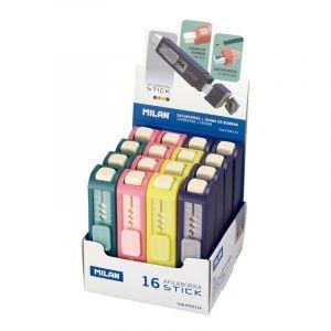 AFILABORRA MILAN STICK EXPOSITOR 16 UNIDADES