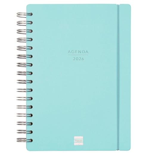 AGENDA ANUAL (2025-26) FINOCAM 16 MESES HAIKU WIRE-O tapa EXTRADURA S/V APAIS. E10 155x212 con GOMA AZUL