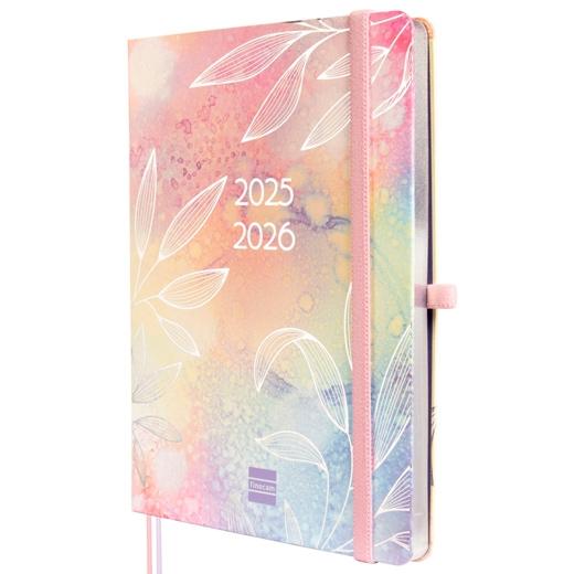 AGENDA ANUAL (2025-26) FINOCAM 18 MESES INTERNACIONAL MINIMAL COSIDA tapa EXTRADURA S/V APAIS. M5 140x190 con GOMA PRETTY