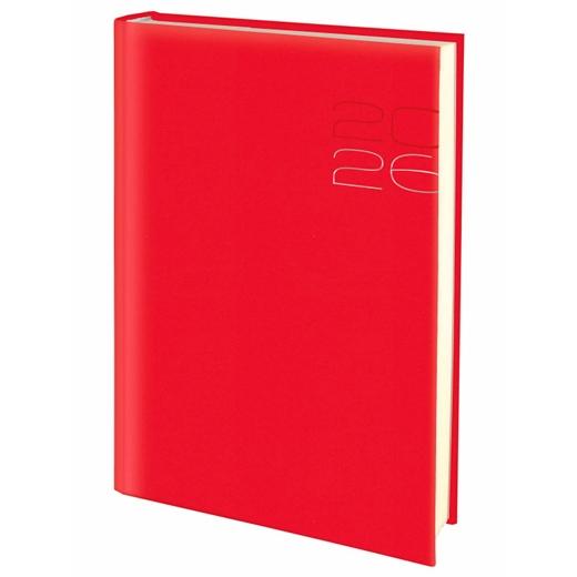 AGENDA ANUAL (2026) EDEUSTO POSITANO COSIDA tapa ACOLCHADA E11 170x240 D/P ROJO (C20)
