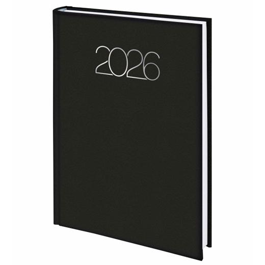 AGENDA ANUAL (2026) EDEUSTO PREMIUM COSIDA tapa ACOLCHADA D07 145x205 D/P NEGRO (618)