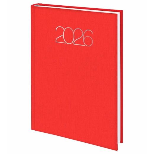 AGENDA ANUAL (2026) EDEUSTO PREMIUM COSIDA tapa ACOLCHADA D07 145x205 D/P ROJO (808)