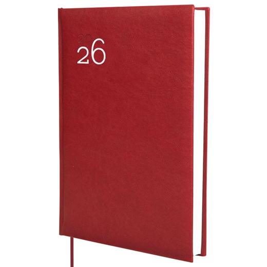 AGENDA ANUAL (2026) FINOCAM DYNAMIC MILANO COSIDA tapa ACOLCHADA Y11 165x240 D/P BURDEOS