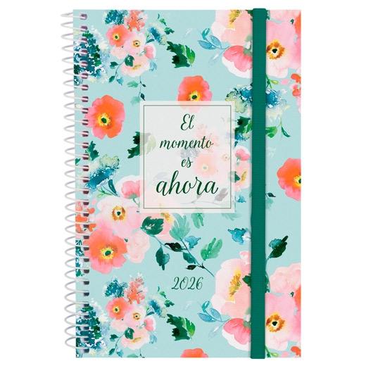 AGENDA ANUAL (2026) FINOCAM ESPIRAL DESIGN COLLECTION ESPIRAL tapa PP con GOMA E5 117x181 S/V APAIS. AHORA