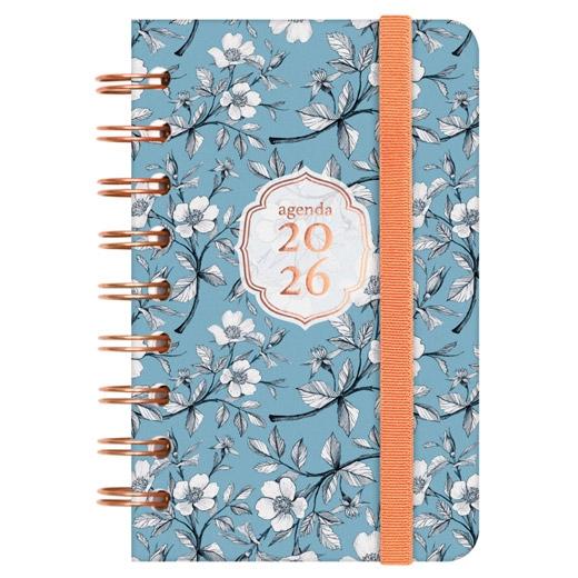 AGENDA ANUAL (2026) FINOCAM ESPIRAL YOU WIRE-O tapa EXTRA con GOMA E3 79x127 S/V APAIS. COTTON