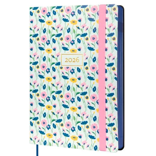 AGENDA ANUAL (2026) FINOCAM FLEXI JOY COSIDA tapa FLEXIBLE con GOMA F5 148x210 D/P FIONA