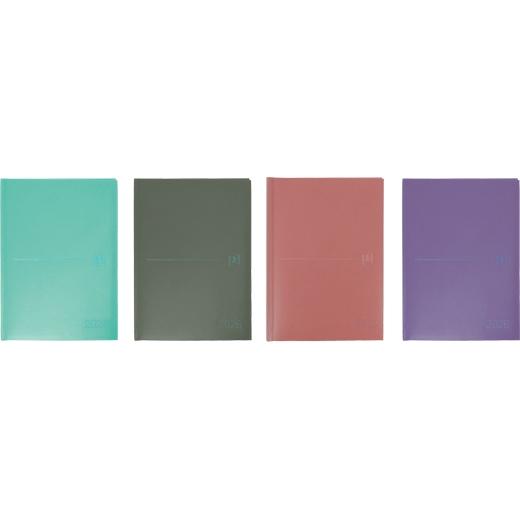 AGENDA ANUAL (2026) OXFORD MODERN PASTEL COSIDA tapa ACOLCHADA A5 210x150 D/P SURTIDO (4 col.)