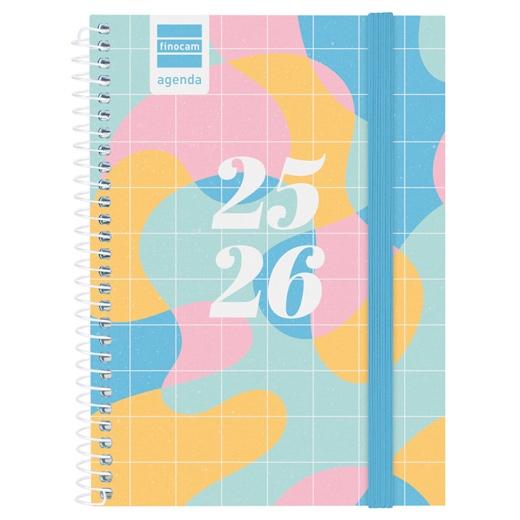 AGENDA ESCOLAR (2025-26) FINOCAM SECUNDARIA ESPIRAL tapa PP S/V APAIS. 4º 155x212 con GOMA ART