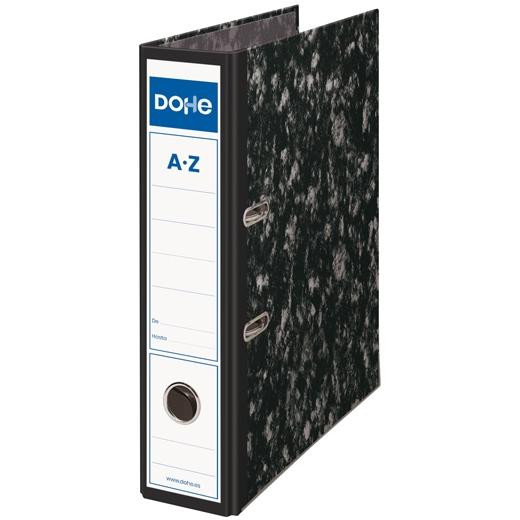 ARCHIVADOR palanca DOHE CARTON FORRADO CON RADO CLASICO JASPEADO Fº 70mm