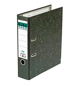 ARCHIVADOR palanca ELBA CARTON FORRADO RADO CLASICO JASPEADO A4 80mm (1040700)