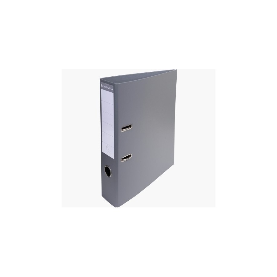 ARCHIVADOR palanca EXACOMPTA PREM TOUCH FORRADO PVC RADO A4 70mm GRIS