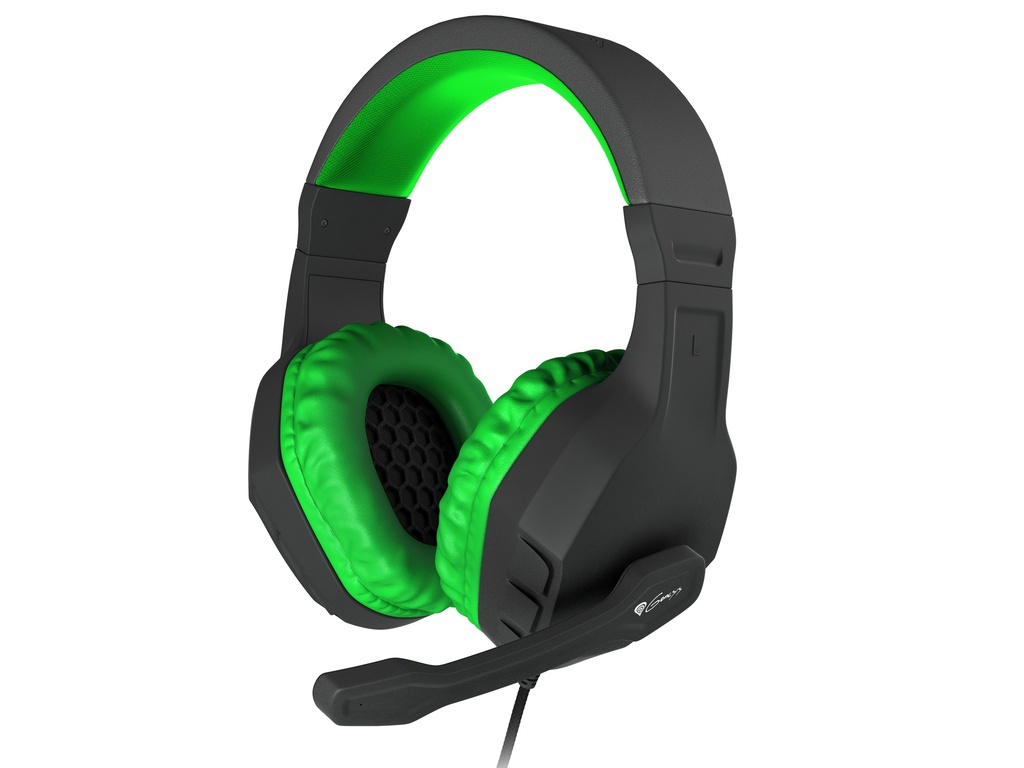 AURICULARES GAMING GENESIS ARGON 200 2.0 MINI JACK NEGRO\VERDE