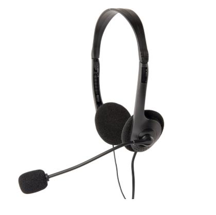 AURICULARES GEMBIRD MHS-123 CON MICROFONO Y CONTROL VOLUMEN NEGRO