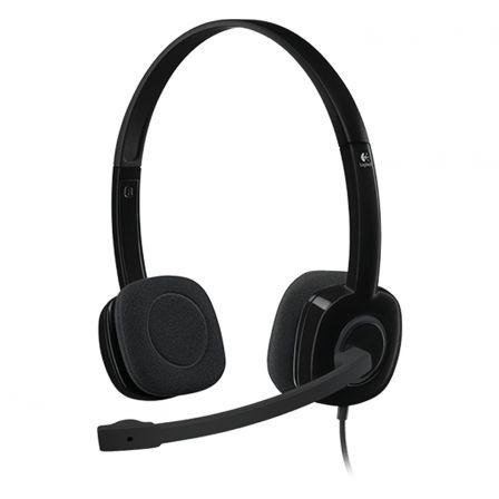 AURICULARES LOGITECH H151 CON MICROFONO ALAMBRICO NEGRO