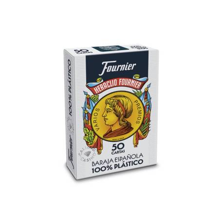 BARAJA ESPAÑOLA PLASTICO 50 CARTAS 2100