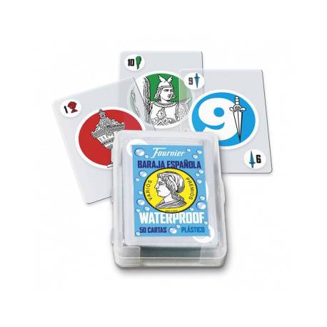 BARAJA ESPAÑOLA WATERPROOF 50 CARTAS