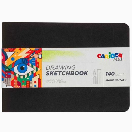 BLOC DE DIBUJO CARIOCA PLUS ENCOLADO LISO GRANO FINO A5 140g 20h