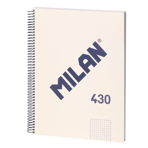 BLOC MILAN 430 serie 1918 tapa EXTRA A4 80h CUADRIC.5x5 95g BEIGE