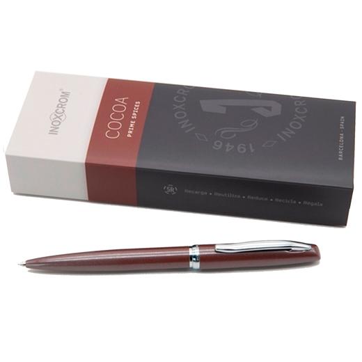 BOLIGRAFO INOXCROM PRIME SPICES METALICO COCOA